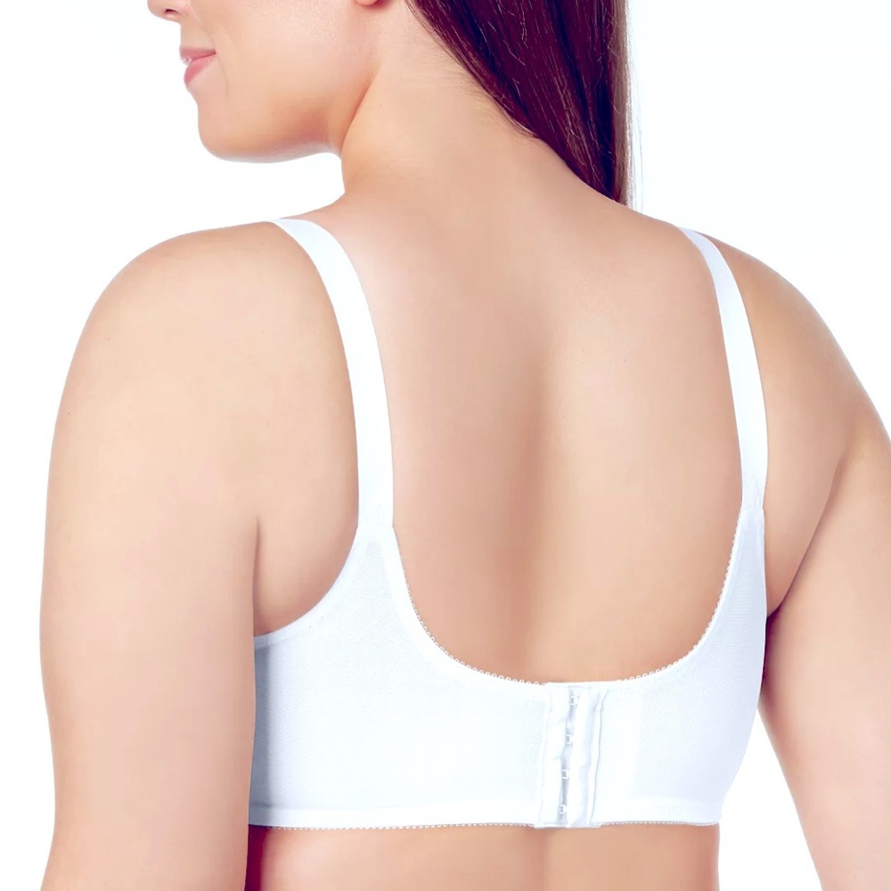 Bali®‎ Flower White Full-Figure Underwire Bra 0180 Sz 38C - Picture 5 of 16